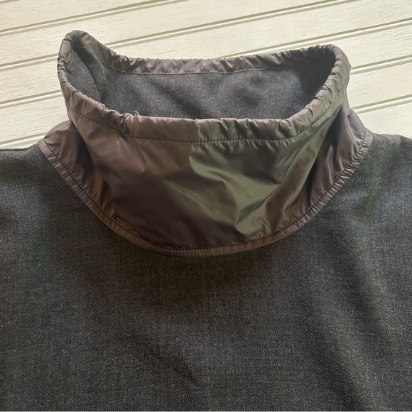 3.1 Phillip Lin ~Men’s Mock Neck Dark Gray Wool Oversized Pullover Jumper Tunic - Picture 13 of 15